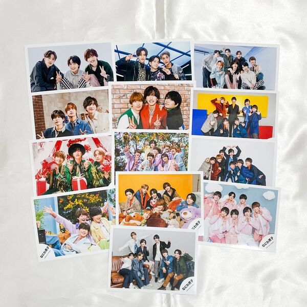なにわ男子 集合 オフショ 公式写真 バラ可