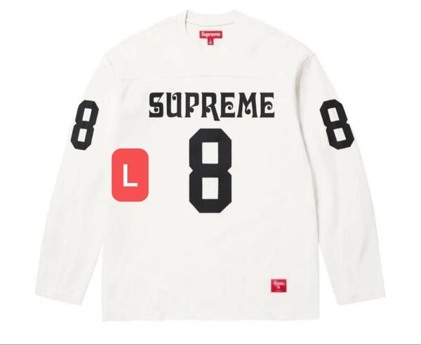 Supreme Affiliated L/S Football Top "White"