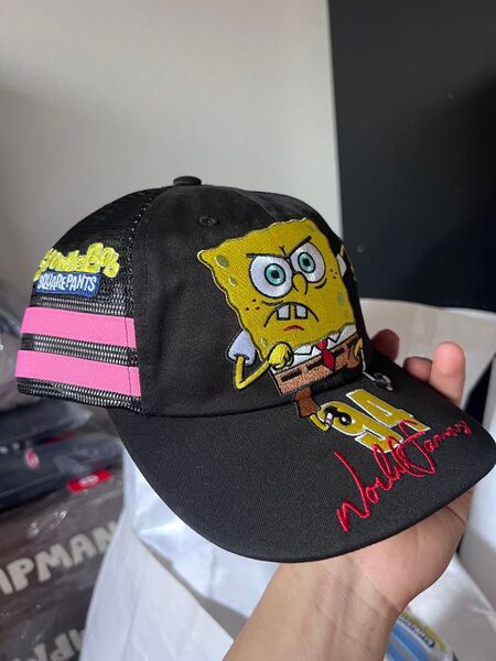 Supreme x SpongeBob Jeff Hamilton Mesh Back 6-Panel "Black"
