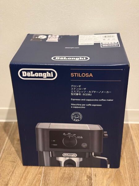 デロンギ エスプレッソ・カプチーノメーカー スティローザ EC235J-BK