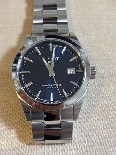 TISSOT ジェントルマン パワーマティック80 自動巻き ブルー文字盤 正規品