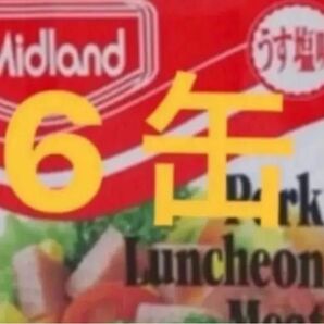 ミッドランド ポーク うす塩 6缶