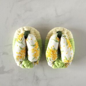 ミモザの足半布ぞうり 11.5cm バイカラー ギフト