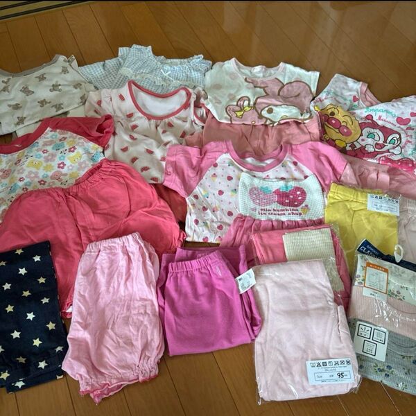 パジャマ 女の子用 詰め合わせ まとめ売り 90cm