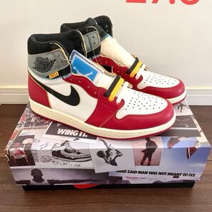 UNION NIKE AIR JORDAN 1 Retro HI OG シカゴ シャドウ 27.5