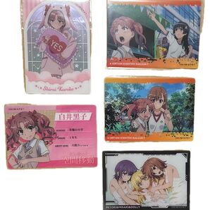 とある科学の超電磁砲T コレクションカード 白井黒子 ダイソー