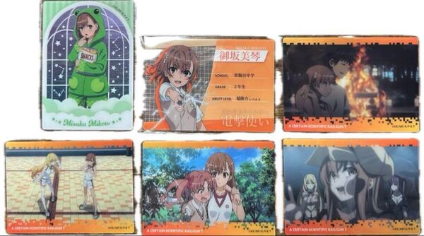 とある科学の超電磁砲T コレクションカード 御坂美琴 ダイソー
