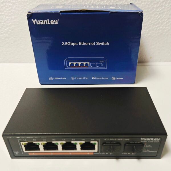 2.5Gbps &10Gbps 対応スイッチングハブ