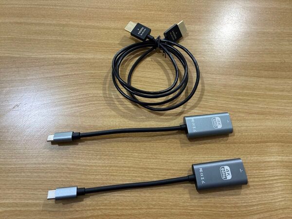 HDMIケーブル & USB-C to HDMI 変換アダプタセット