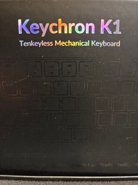 茶軸 Keychron K1 Wireless Mechanical 87-RGB JIS配列 ライトグレー