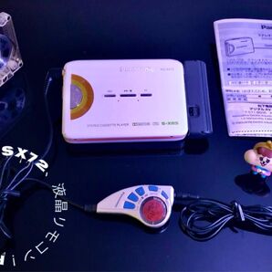 カセットプレーヤーPanasonic RQ-SX72 「整備済み、完動超美品」