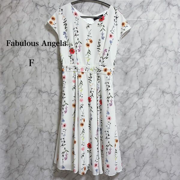 Fabulous Angela ファビュラスアンジェラ レディース 花柄 ワンピース フリーサイズ