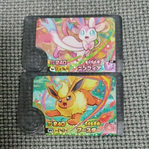 ポケモンフレンダ 第4弾スーパートレジャー ワンダーピック ブイズ2枚セット ニンフィア ブースター