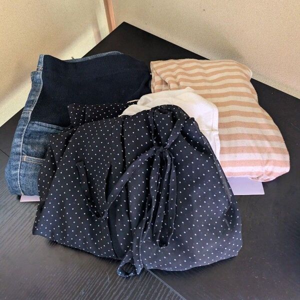 マタニティ服 パジャマ ズボン ワンピース マタニティМサイズ セット