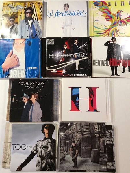 Hilcrhyme、TOC CDアルバム10枚セット CDケースなし ヒルクライム
