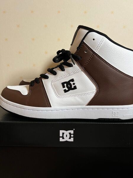 DC SHOES ディーシーシューズ ハイカット ブラウン/ホワイト 28cm