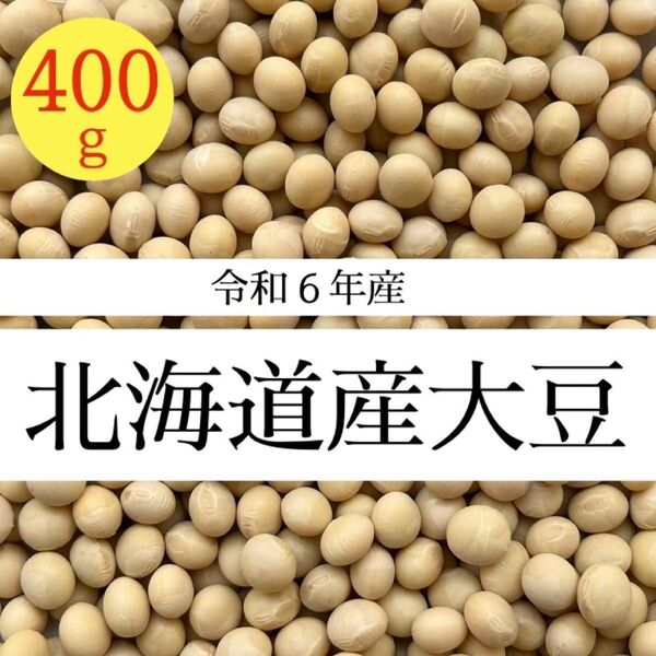 【新豆/400g】令和6年産 北海道産 大豆 乾燥豆