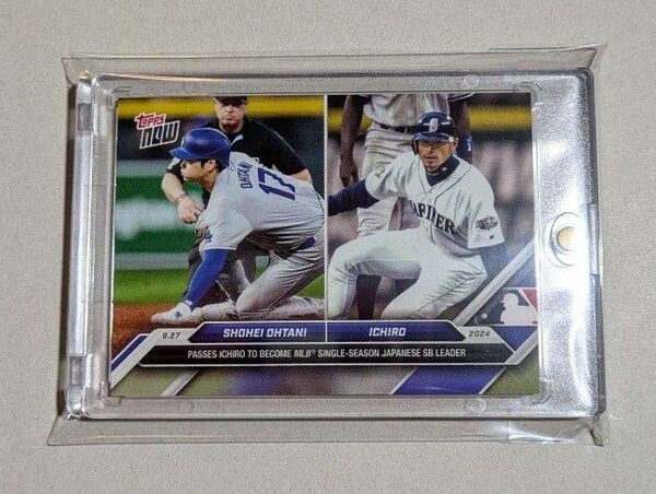 大谷翔平/イチロー- 2024 MLB Topps NOW Card 768 57盗塁イチローを抜いて日本選手最多盗塁更新
