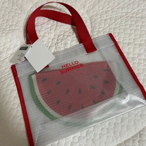 【タグ付き】スイカデザイン プールバッグ