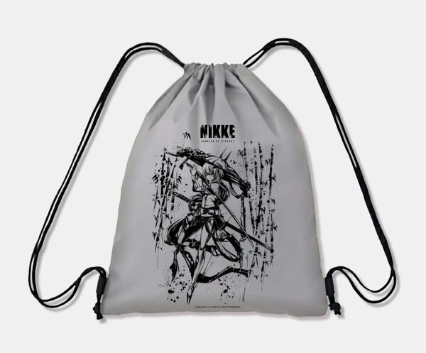 勝利の女神 NIKKE 渋谷 TSUTAYA 墨絵shop ナップザック 紅蓮