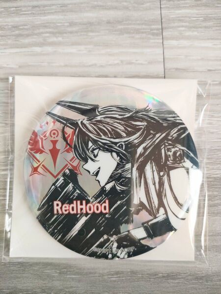 勝利の女神 NIKKE 缶バッジ レッドフード 渋谷 TSUTAYA 墨絵shop