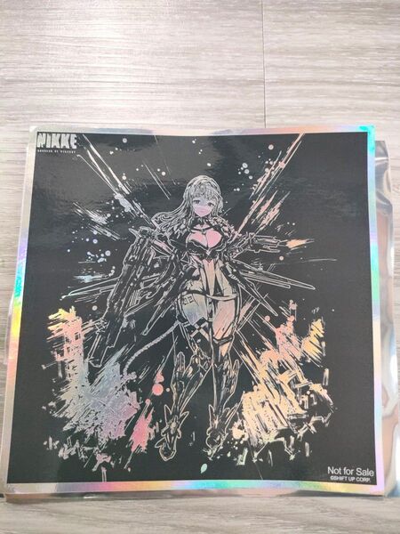 勝利の女神 NIKKE 渋谷 TSUTAYA 墨絵shop ホロステッカー 購入特典 モダニア