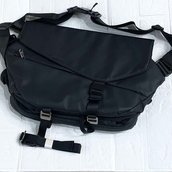 メンズ バッグ SEKKEI M-sling スリングバッグ Makuake メッセンジャーバッグ ショルダーバッグ 黒