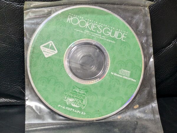 モンスターハンターポータブルRookie's Guideゲームプログラムディスク DVD