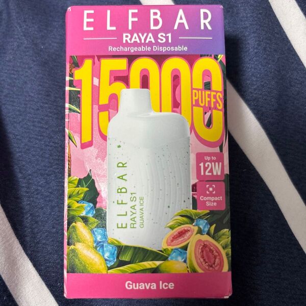 ELFBAR RAYA S1 15000puff Guava Ice エルフバー グァバアイス ニコパフ