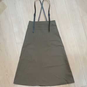 Chatlet サスペンダー付き ロングスカート ブラウン 9号 日本製 定価7,900円