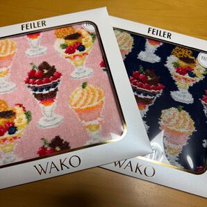 和光 フェイラー ハンカチ コラボ wako 2枚セット