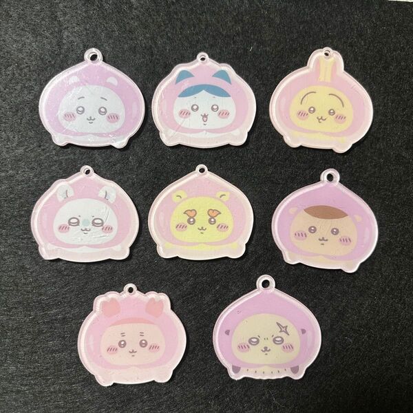 アクリルパーツ4cm8枚セット(カン付き) 09