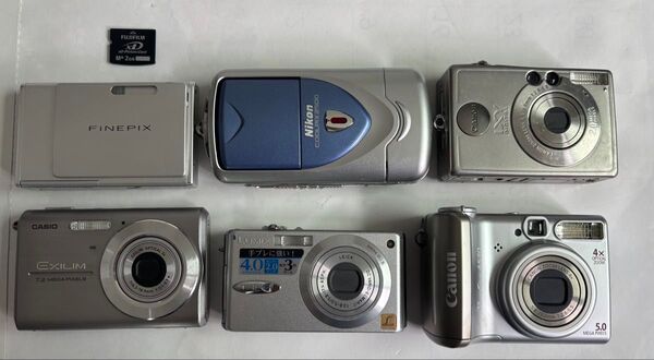 【動作未確認】コンパクトデジタルカメラ Canon FUJIFILM CASIO SONY panasonic nikon まとめ