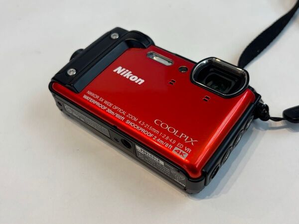 【完動品】【美品】防水カメラ Nikon COOLPIX W300 ORANGE ニコン オレンジ コンパクトデジタルカメラ