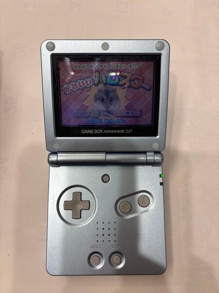 【動作品】ゲームボーイアドバンスSP本体のみ(AGS-001/パールブルー) ゲームボーイアドバンス
