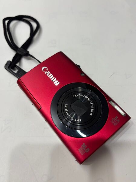 【動作未確認】 Canonコンパクトデジタルカメラ レッド 16.0MP、A3400IS ジャンク品としての出品です。