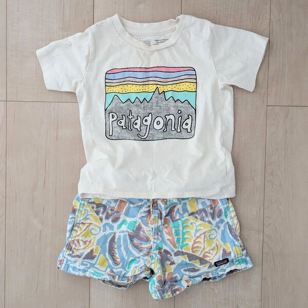 パタゴニア Tシャツ バギーパンツ ショートパンツ 12m 70 80 セットアップ