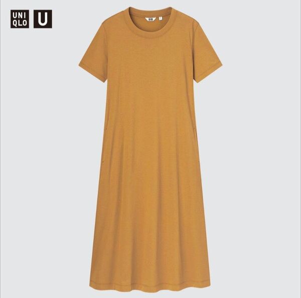 UNIQLO U エアリズム エアリズムコットンロングフレアワンピースS