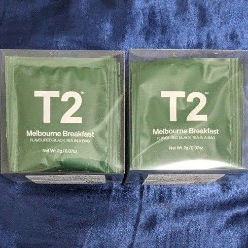 新品 T2 紅茶 Melbourne Breakfast(メルボルン・ブレックファスト)ティーバッグ 30袋 (2箱分)