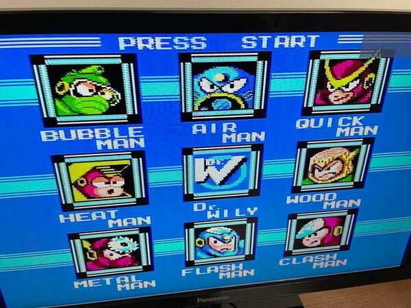 ファミコンソフト ロックマン2 Dr.ワイリーの謎