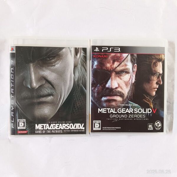 PS3ソフト2本セット METAL GEAR SOLID4, V