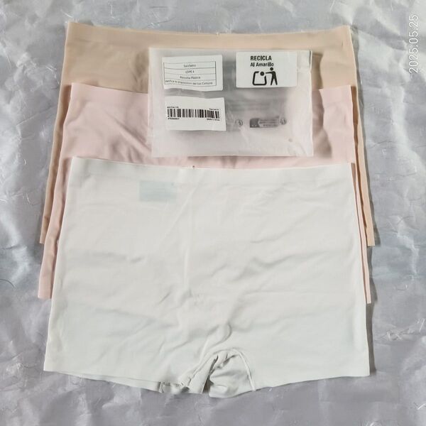 シームレスボクサーショーツ レディース 3枚セット USサイズ(XL)
