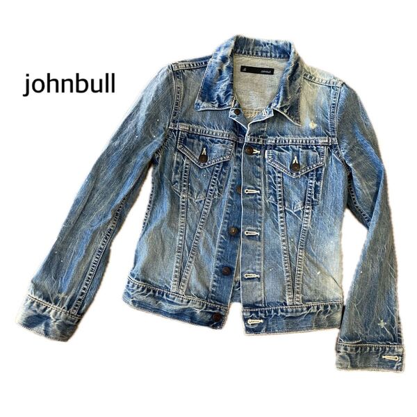 【johnbull】 デニムジャケット デニム gジャン Gジャン ダメージデニム