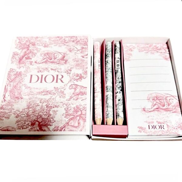 Dior ディオール トワル ドゥ ジュイ ディオリビエラ メモ レターセット えんぴつ トワルドゥジュイ ルボーム