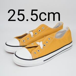 春夏コーデに大活躍! スニーカー 25.5cm イエロー