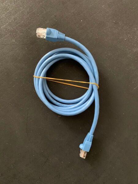 【中古】JCOM光 同梱LANケーブル 約1.5m ブルー
