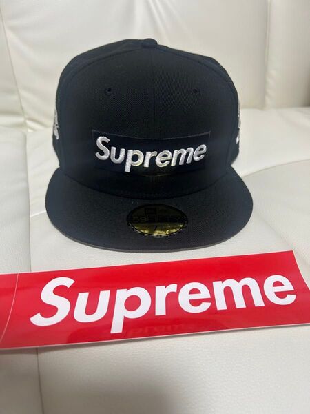 Supreme ニューエラ キャップ 7 5/8 ブラック