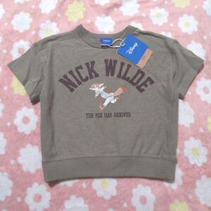 【新品・タグ付き】ズートピア 半袖Tシャツ 90 カーキ 夏
