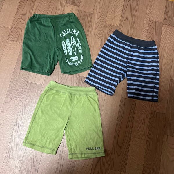 110cm 半ズボン まとめ売り 110センチ ハーフパンツ 3枚セット 3着セット 短パン 110サイズ 男の子 ボーイズ