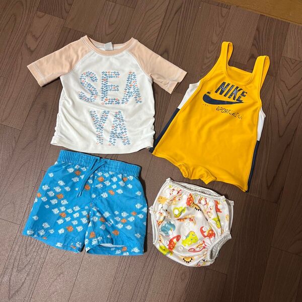 ベビー 水着 水遊びパンツ スイムパンツ まとめ売り 80cm 90cm NIKE OLD NAVY ナイキ オールドネイビー
